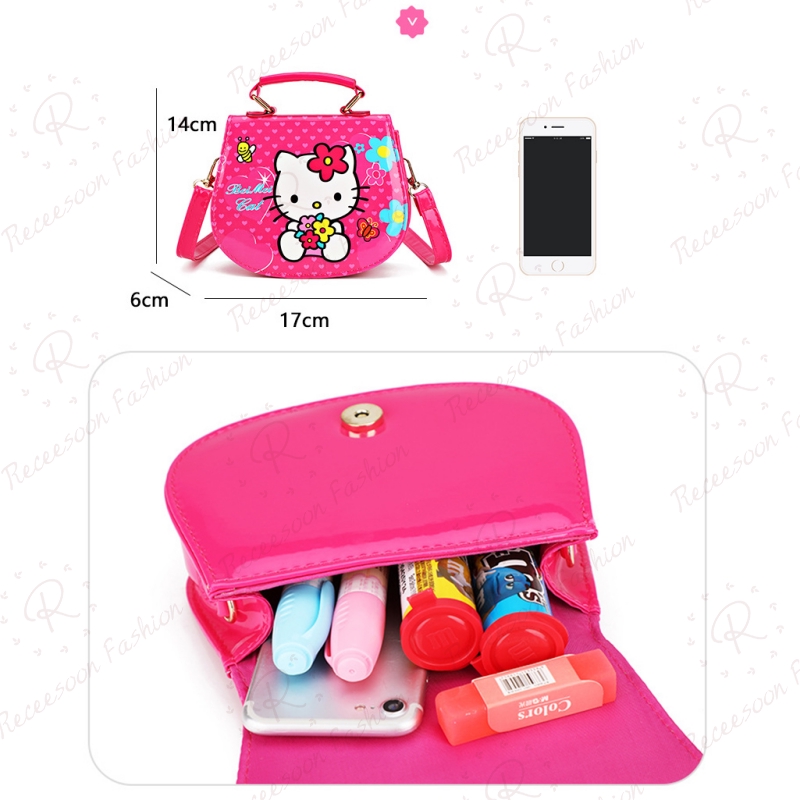 Túi đeo chéo hình Hello Kitty cho bé gái