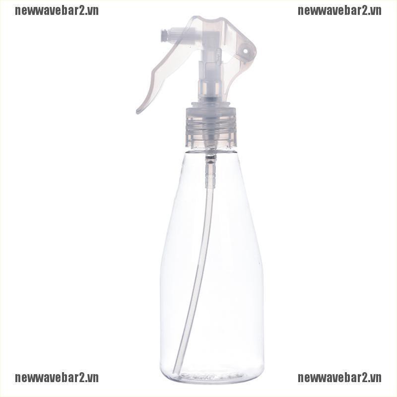 (Hàng Mới Về) Chai Nhựa Trong Suốt Dung Tích 200ml Đựng Dung Dịch Làm Tóc Tiện Lợi