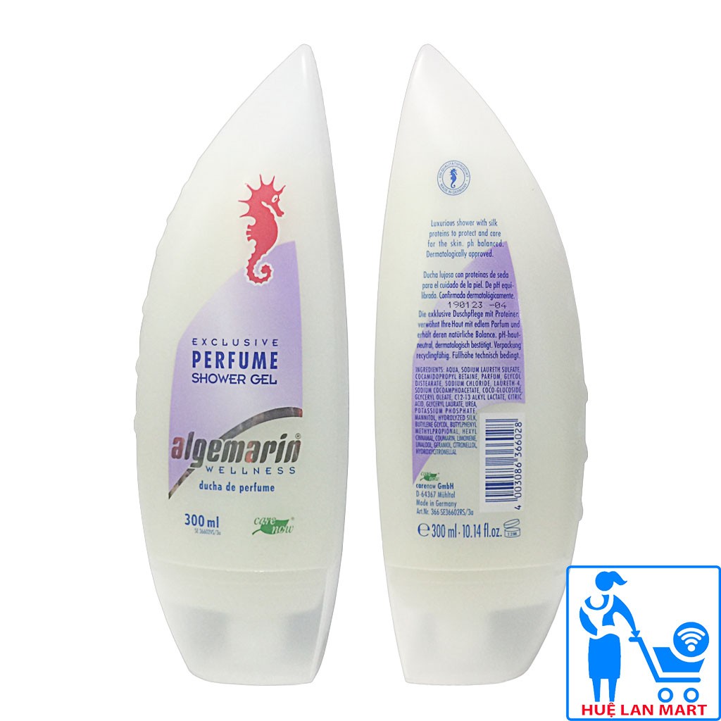 Sữa Tắm Cá Ngựa Algemarin Perfume Shower Gel Chai 300ml