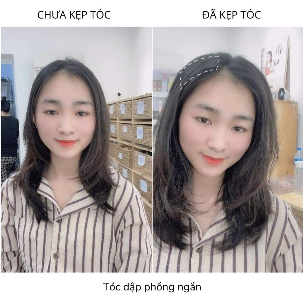 TÓc Kẹp phồng Chân Tóc,Làm Phồng Tóc 2 Bên