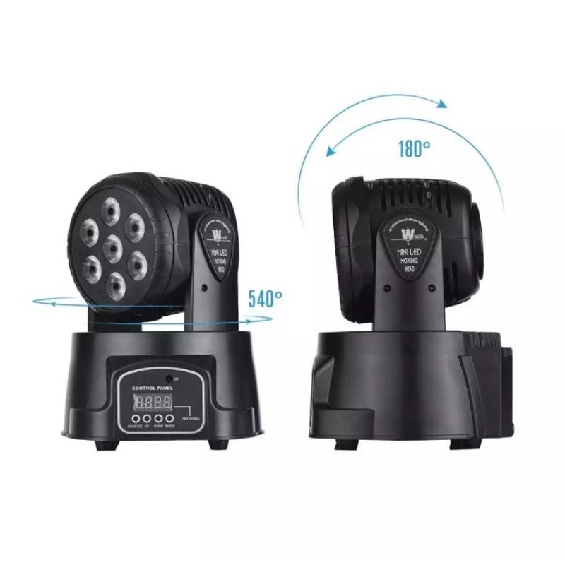 • HCM •Đèn Mini LED Moving Head 70W