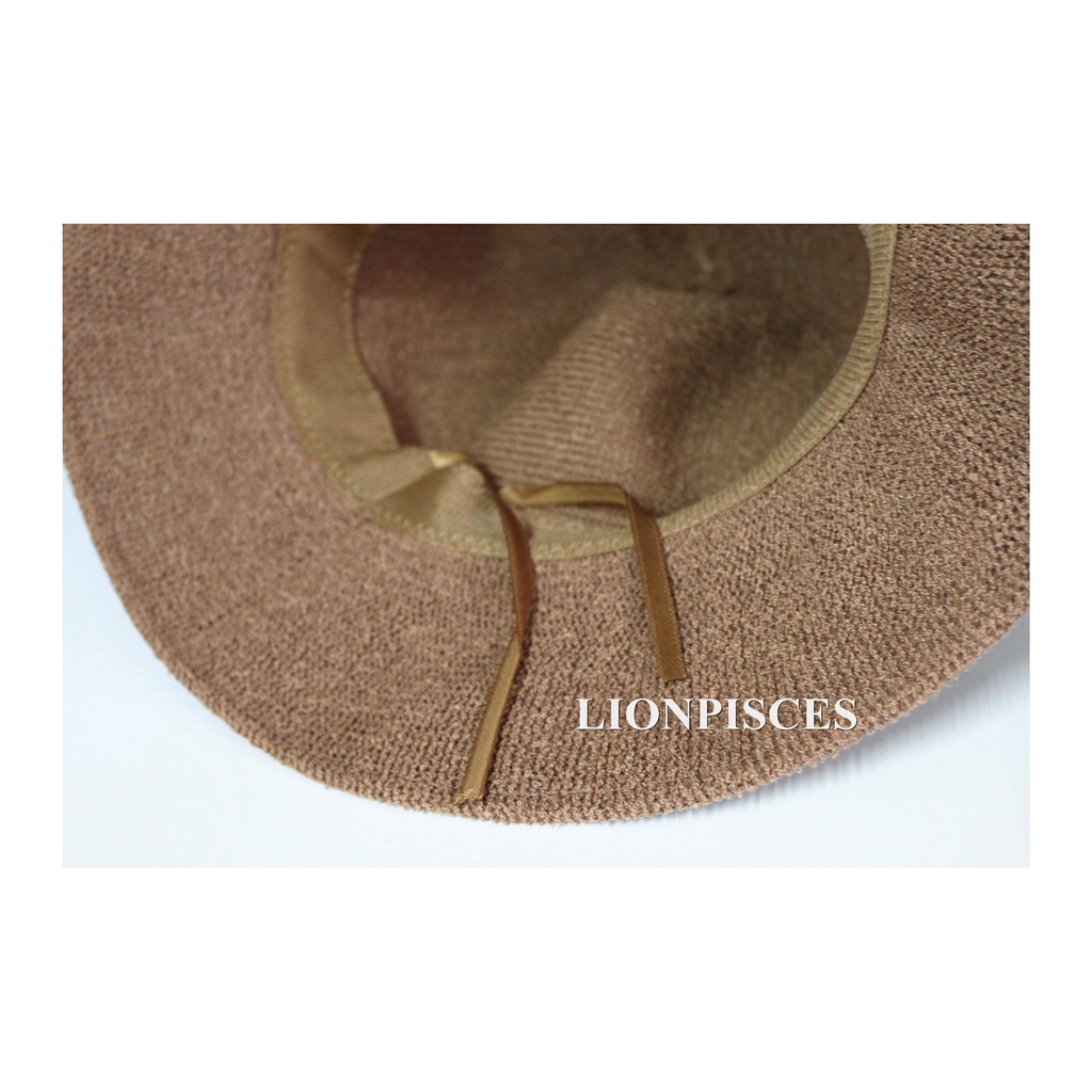 Nón Tai Bèo Đan Len Phong Cách Hàn Quốc Xinh Xắn Cho Nữ