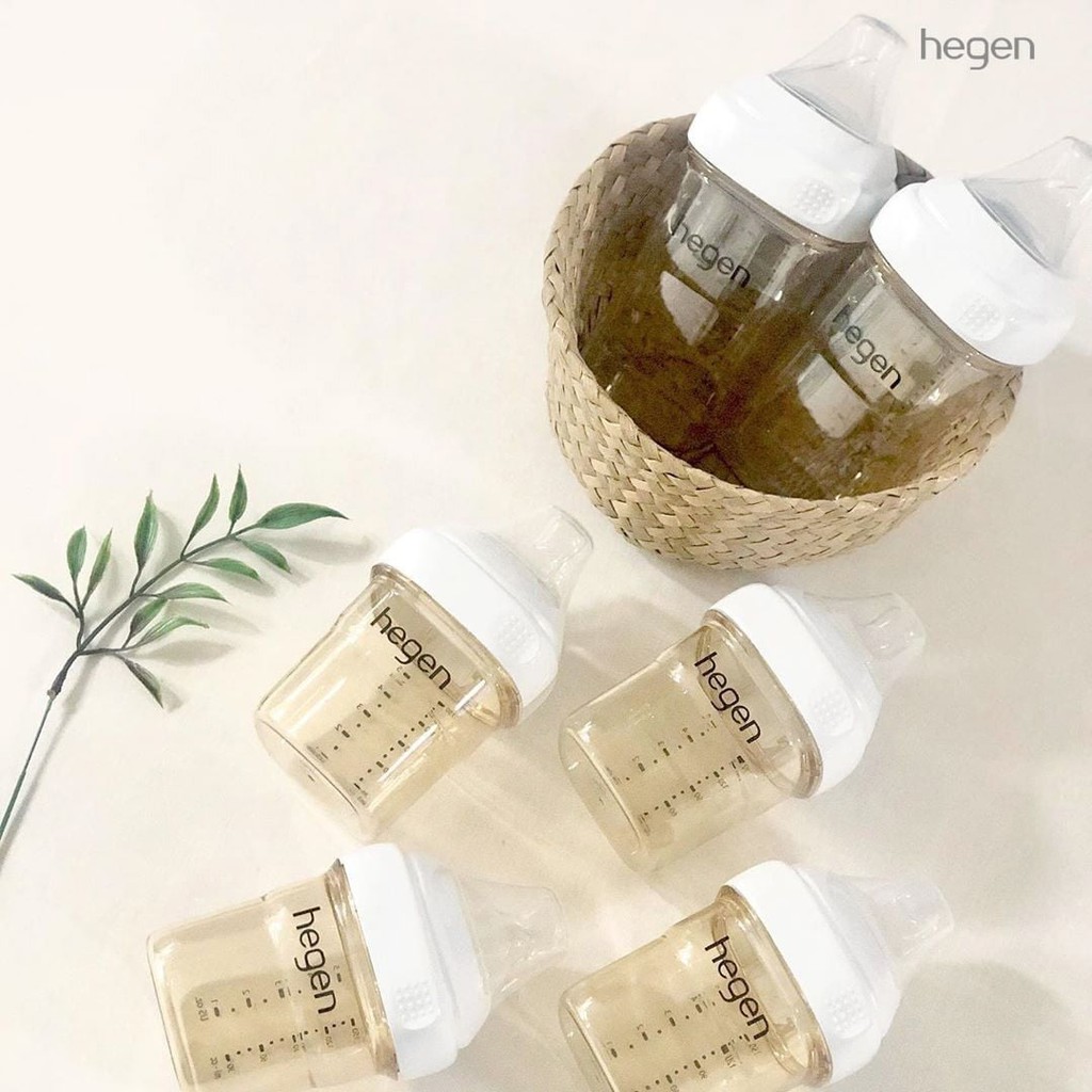 Bình sữa Hegen chính hãng đủ size 60ml/150ml/240ml/330ml ( hỗ trợ chọn núm)