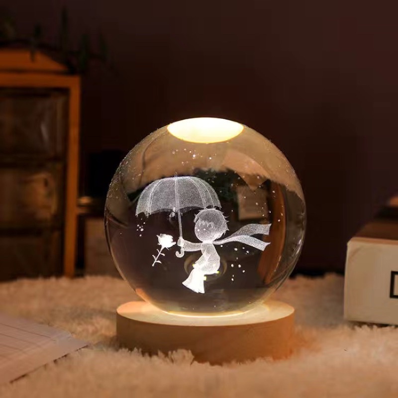 ĐÈN QUẢ CẦU PHA LÊ PHÁT SÁNG HÌNH CHILL