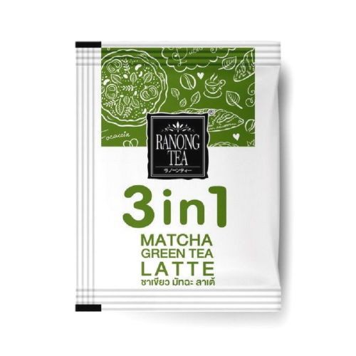 Trà Sữa Thái Hòa Tan Matcha Latte 3in1 RANONG TEA - THÁI LAN