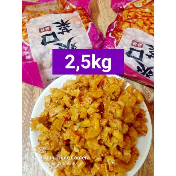 Củ Cải Xào Cay 2,5kg _Củ Cải Cay trung quốc