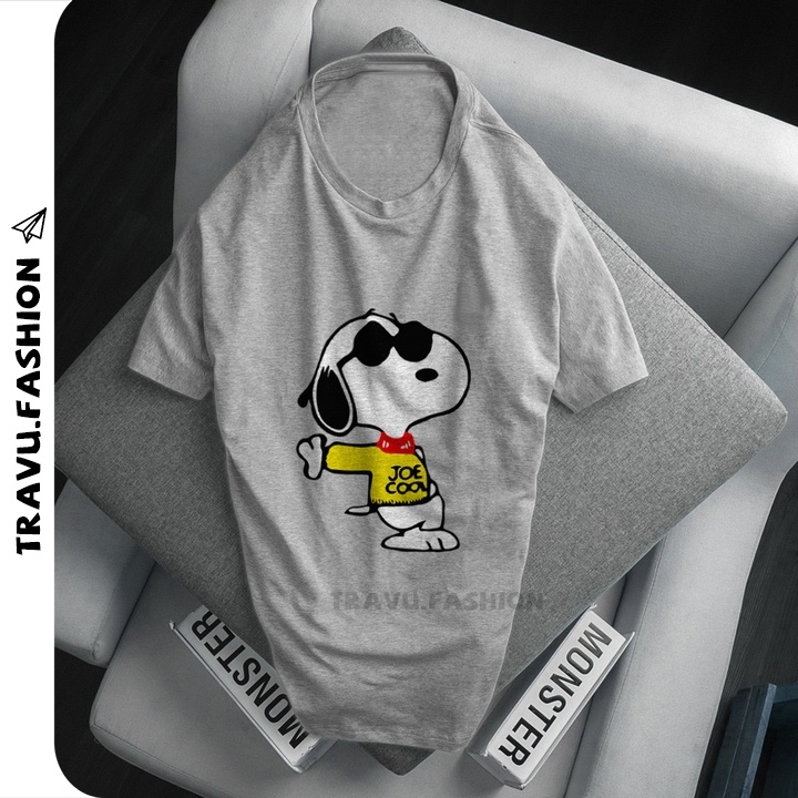 Áo phông nam ngắn tay❤️ Freeship 50K❤️chất thun 4 chiều in Snoppy CZ98