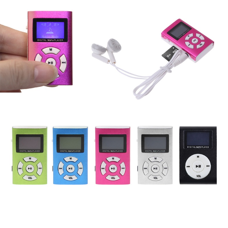 Máy Nghe Nhạc MP3 Bang MX-808 Mini Màn Hình LCD 32GB TF Chất Liệu Nhôm