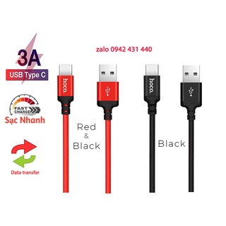 Cáp Type C Hoco X14 dài 1m 2m | Sạc Nhanh | Chính Hãng