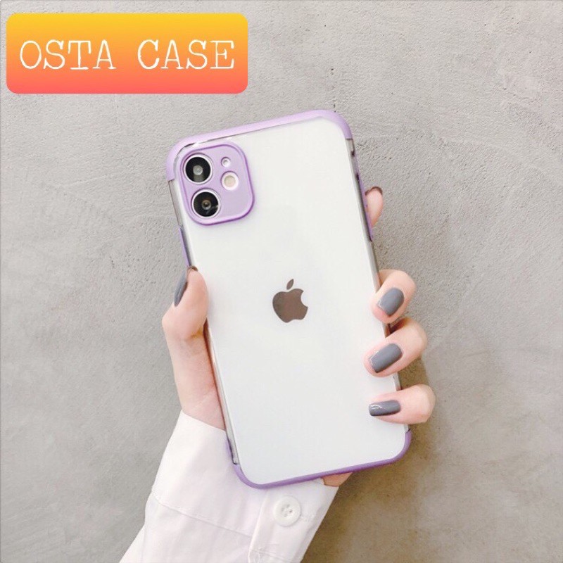 [ Sỉ + lẻ] Ốp lưng điện thoại - ốp iphone viền màu bảo vệ camera đủ các dòng iphone