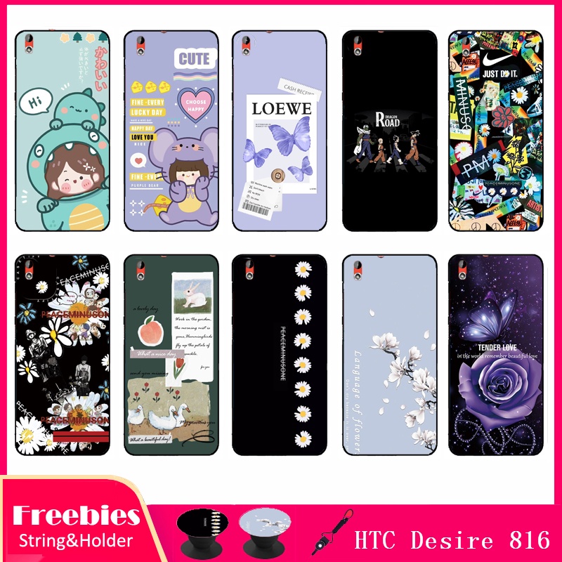 Ốp Điện Thoại silicon Mềm Hình G-DRAGON Có Dây Đeo Cho HTC Desire 816