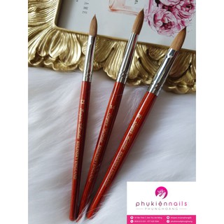 Cọ Bút Đắp Bột Super LinDa Kolinsky EngLand Cao Cấp Số 12, 14, 16