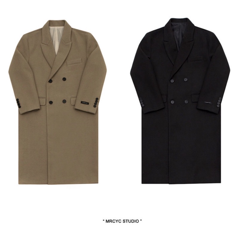 Áo khoác dạ dáng vest dài cho nam phong cách Hàn Quốc MRCYC - GNCM