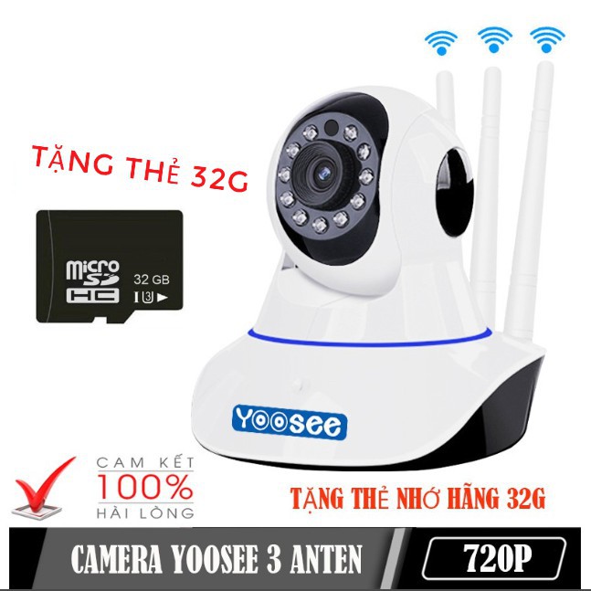 [TẶNG THẺ 32G] Camera IP YooSee Tiếng Việt kết nối WIFI Bảo Hành 12 Tháng | BigBuy360 - bigbuy360.vn