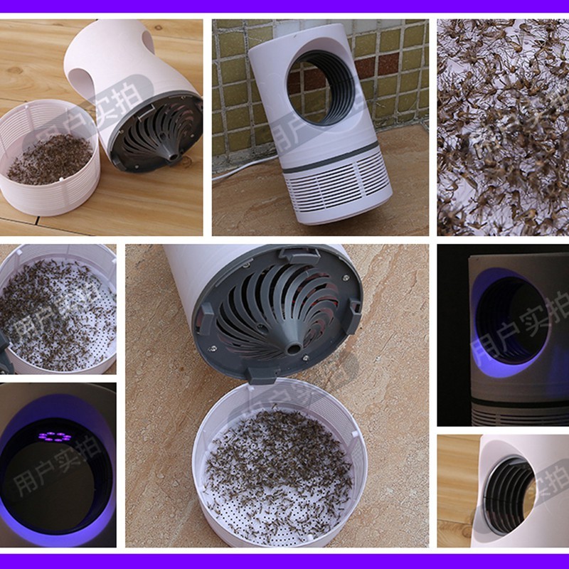 Đèn bắt muỗi siêu tốc LED 5W, có quạt hút, nguồn 12V an toàn trẻ nhỏ, Model 2020