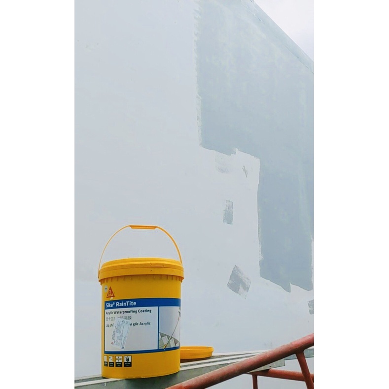 Sika - Sơn chống thấm, chống nóng tường ngoài Sika Raintite Grey  SIKA THẾ VŨ