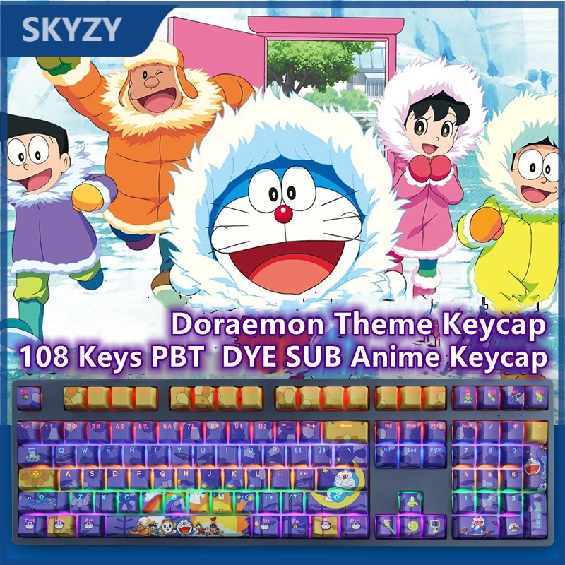 Mua Doraemon Keycap Cherry Hồ sơ Thời thơ ấu Phim hoạt hình Anime PBT ...