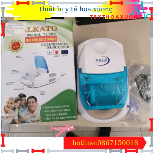 Máy Xông + Hút Mũi 2 Trong 1 ALKATO TL200 - Thiết Bị Y Tế Hoa Xương