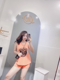 Đồ bộ ba lỗ chất thun giấy mặc mát