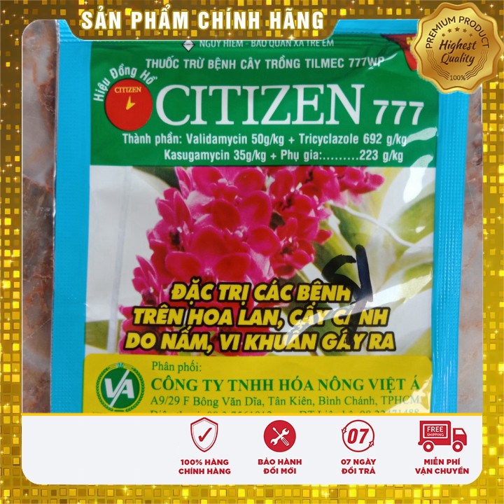 Thuốc trị nấm trên hoa phong lan Citizen 777