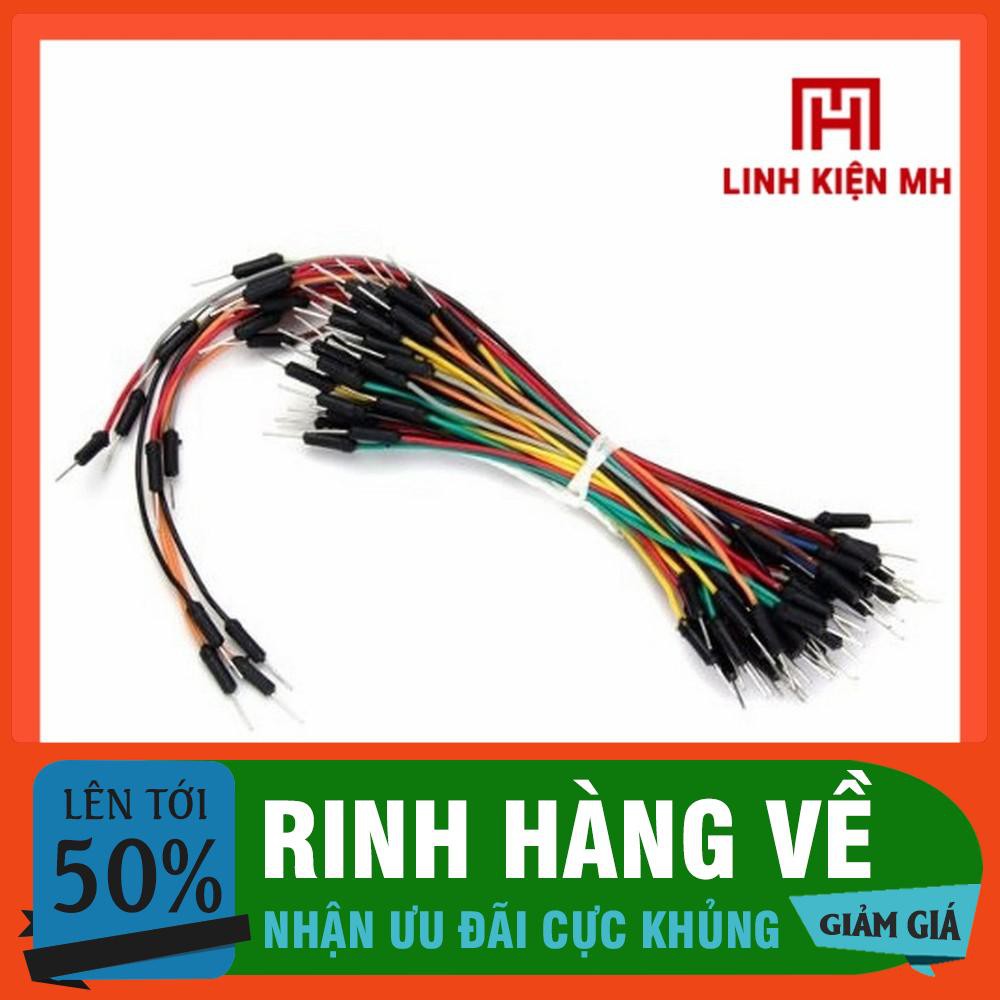Bộ 65 Dây Cắm Đực Đực - Dây cắm test board