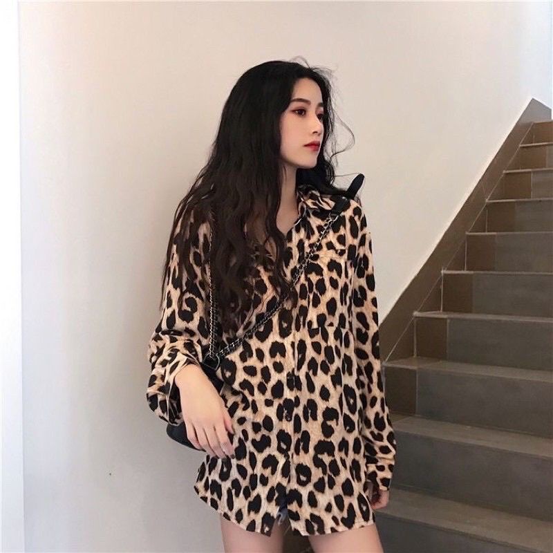 áo sơ mi beo tay dài