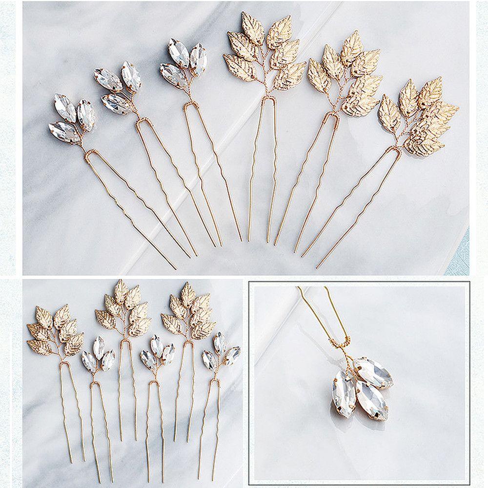 MELODG 3 Trâm Cài Tóc Đính Đá Sang Trọng Cho Nữ