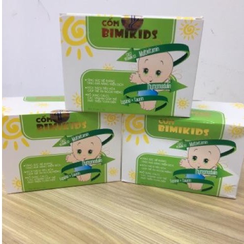 Cốm Bimikids - Hỗ trợ giúp bé ăn ngon, tiêu hóa tốt, hấp thụ dinh dưỡng, tăng cân đạt chuẩn