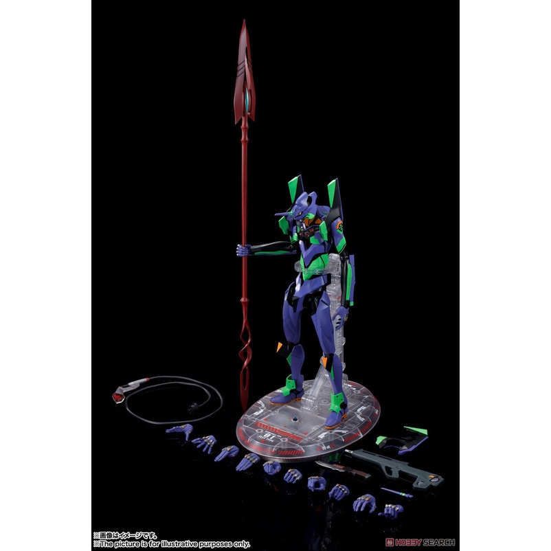 Mô Hình Dynaction Evangelion Test Type-01 + Spear of Cassius (Renewal Color Edition)
