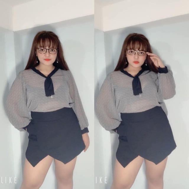 Quần váy siêu gọn phối vs ao smi của emm là khổi chê quần  v1 108