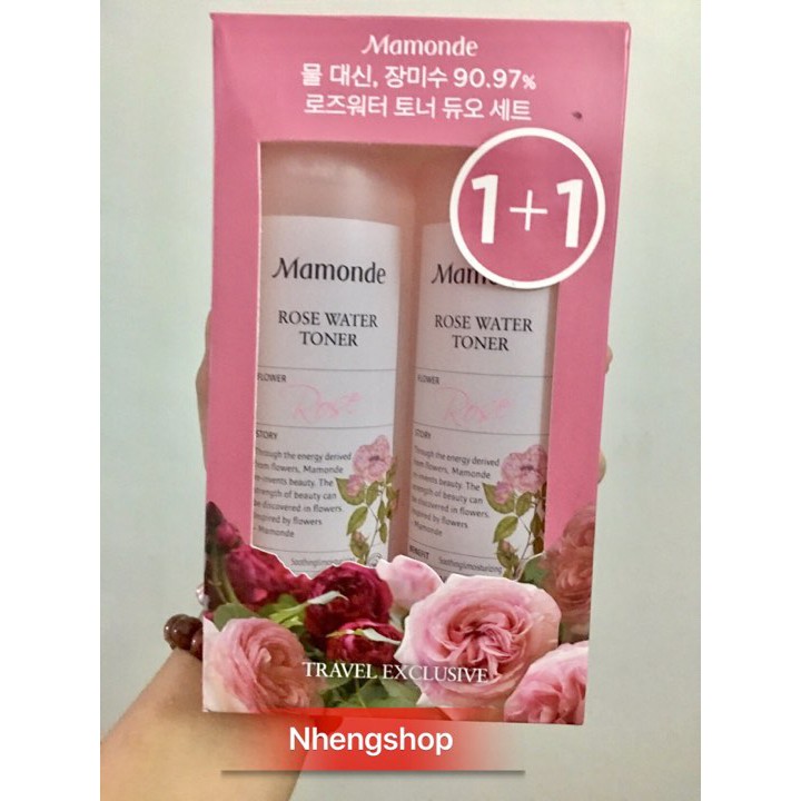 [Fullsize 250ml] Nước hoa hồng Mamonde Rose Water Toner