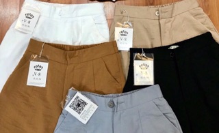Quần culottes cạp chun sau