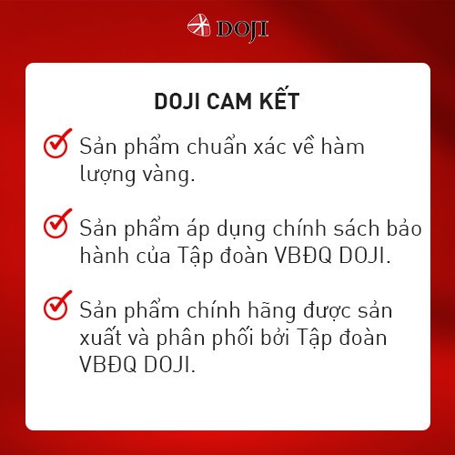 Bông tai vàng trắng nữ cao cấp DOJI 10K LAL421WG - Màu trắng