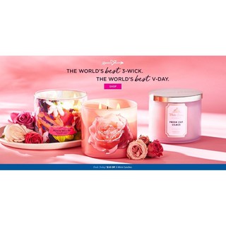Nến thơm Bath & Body Work BBW 3 bấc 411g