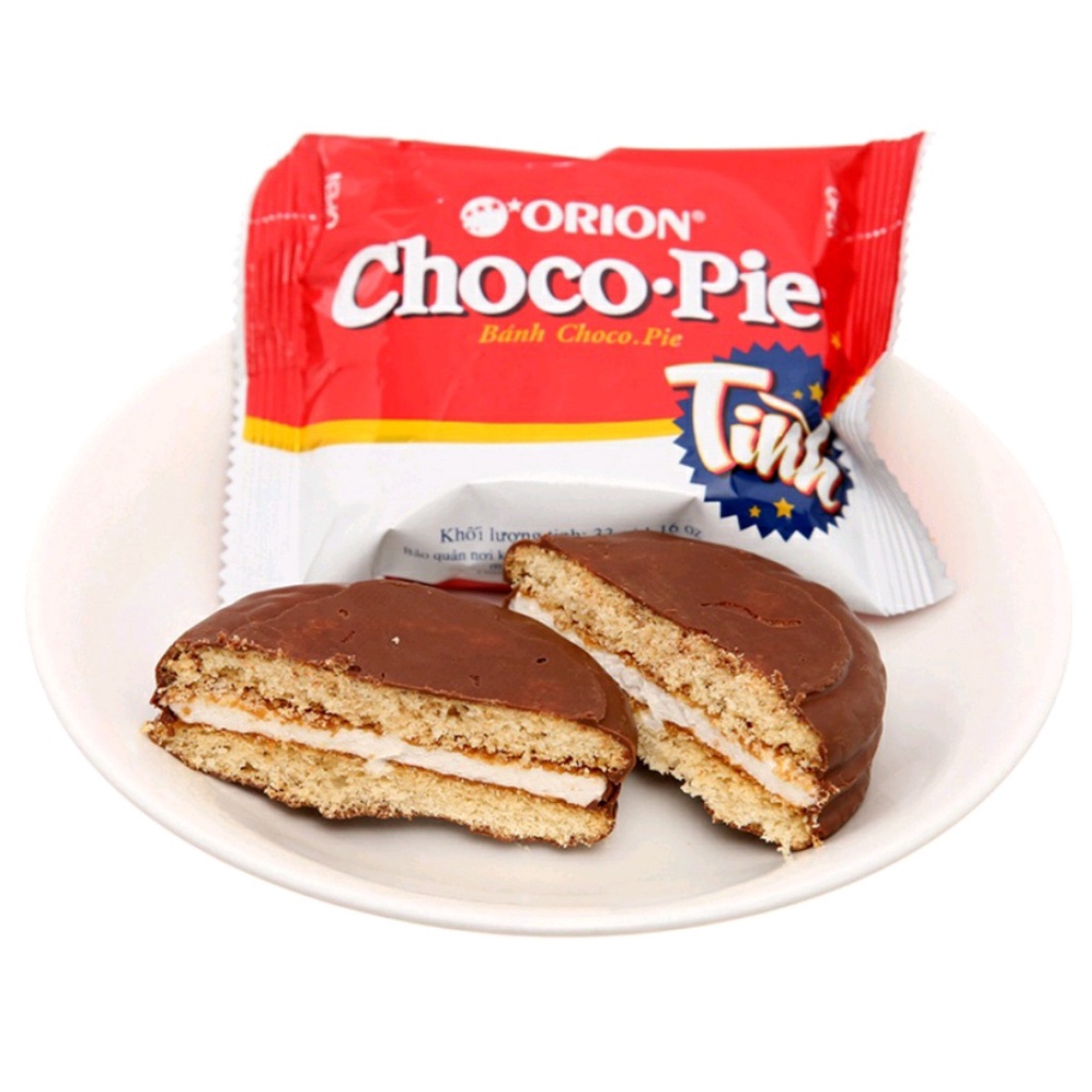 Bánh Chocopie Orion ,blubery ,vi xoài thơm ngon hộp 12 bánh  396g.