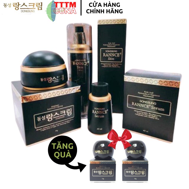 [Hàn Quốc] Bộ Dongsung Hàn Quốc Da Nám Tàn Nhang Kem Serum Nước Hoa Hồng