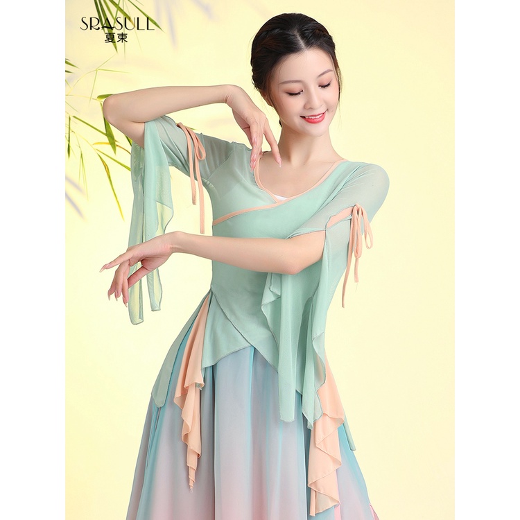 Bộ Trang Phục Biểu Diễn Múa Truyền Thống Trung Hoa Cổ Điển Cho Nữ ((M &amp; E)