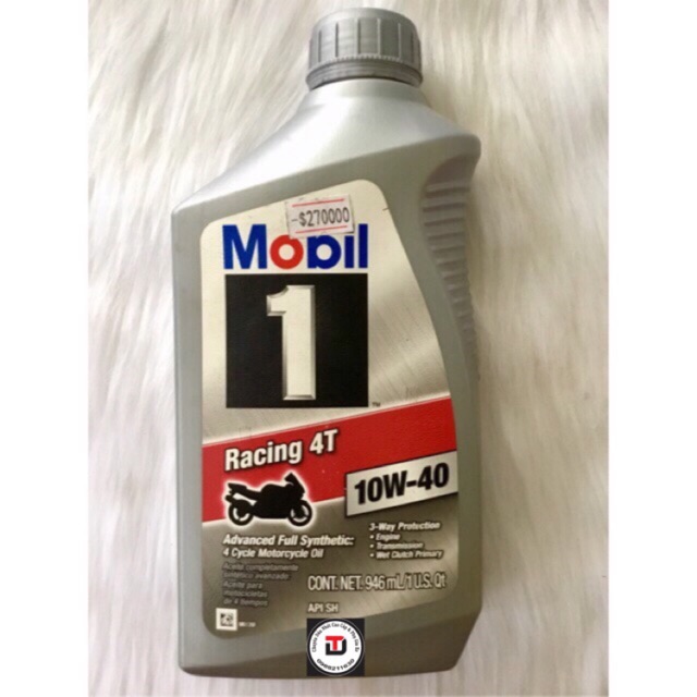 Dầu Nhớt MOBIL1 RACING 4T 10W-40