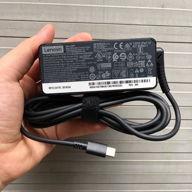 [Mã 267ELSALE hoàn 7% đơn 300K] Adapter ( Sạc ) Lenovo Type C 45w chính hãng | BigBuy360 - bigbuy360.vn