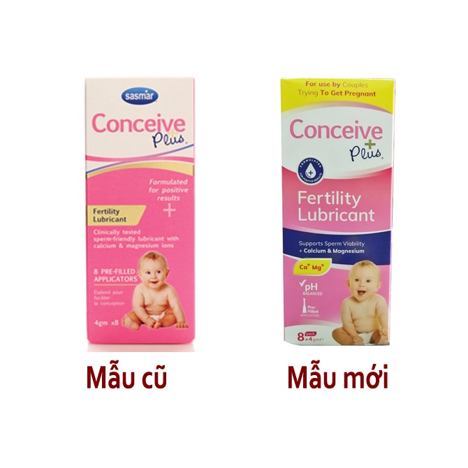 Gel Hỗ Trợ Sức Khỏe Conceive Plus Cho Nam Nữ - Tăng Khả Năng Của &quot;Tinh Binh&quot; - Giảm Khô Cho Phụ Nữ