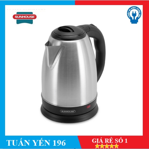 [hàng chính hãng]Ấm siêu tốc Inox chính hãng Sunhose