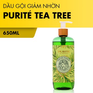 Dầu Gội Giảm Nhờn Tea Tree Purite 650ml