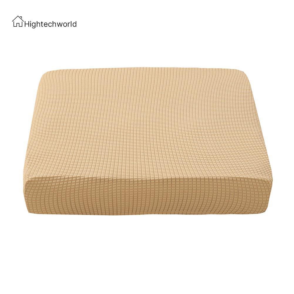 Hightechworld Removable Beige Knitted Sofa Cover Stretch Couch Towel Tight Wrap Slipcover