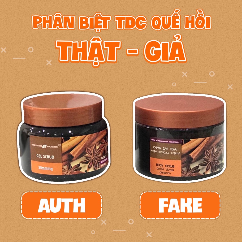 Tẩy Da Chết Toàn Thân Quế Hồi Nga Hũ 380g