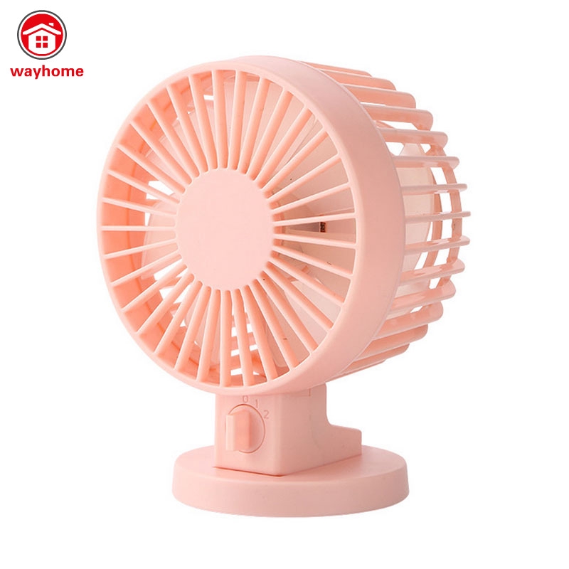 Portable Double-vane Mini USB Desktop Computer Fan With Double Side Fan Blades For Home Office 