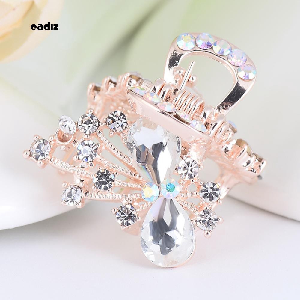 Kẹp Tóc Nơ Đính Đá Lấp Lánh