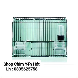 Lồng Show công nghệ Itali cho Chim Yến Hót và các dòng chim nhỏ khác có 3 màu ( Trắng, Xanh ngọc, Xanh Dương )