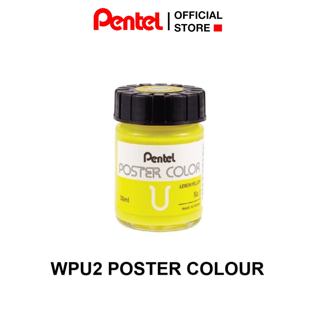 Bộ 12 Màu Poster Pentel POC-12E Dạng Hộp Nhựa 12ML | Thiết Kế Nhỏ Gọn | An Toàn Không Độc Hại | Chất Lượng Nhật Bản |