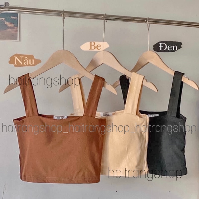 Áo 2 Dây Bản To Có Đệm Ngực Vintage Cực Dễ Phối Đồ - TG32 | BigBuy360 - bigbuy360.vn