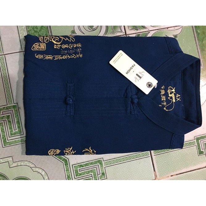 ÁO SOMI NAM TRUNG NIÊN THÊU RỒNG PHƯỢNG | BigBuy360 - bigbuy360.vn